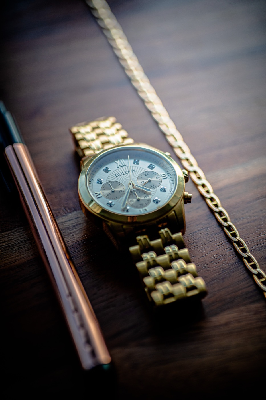 Orologio d'oro di lusso